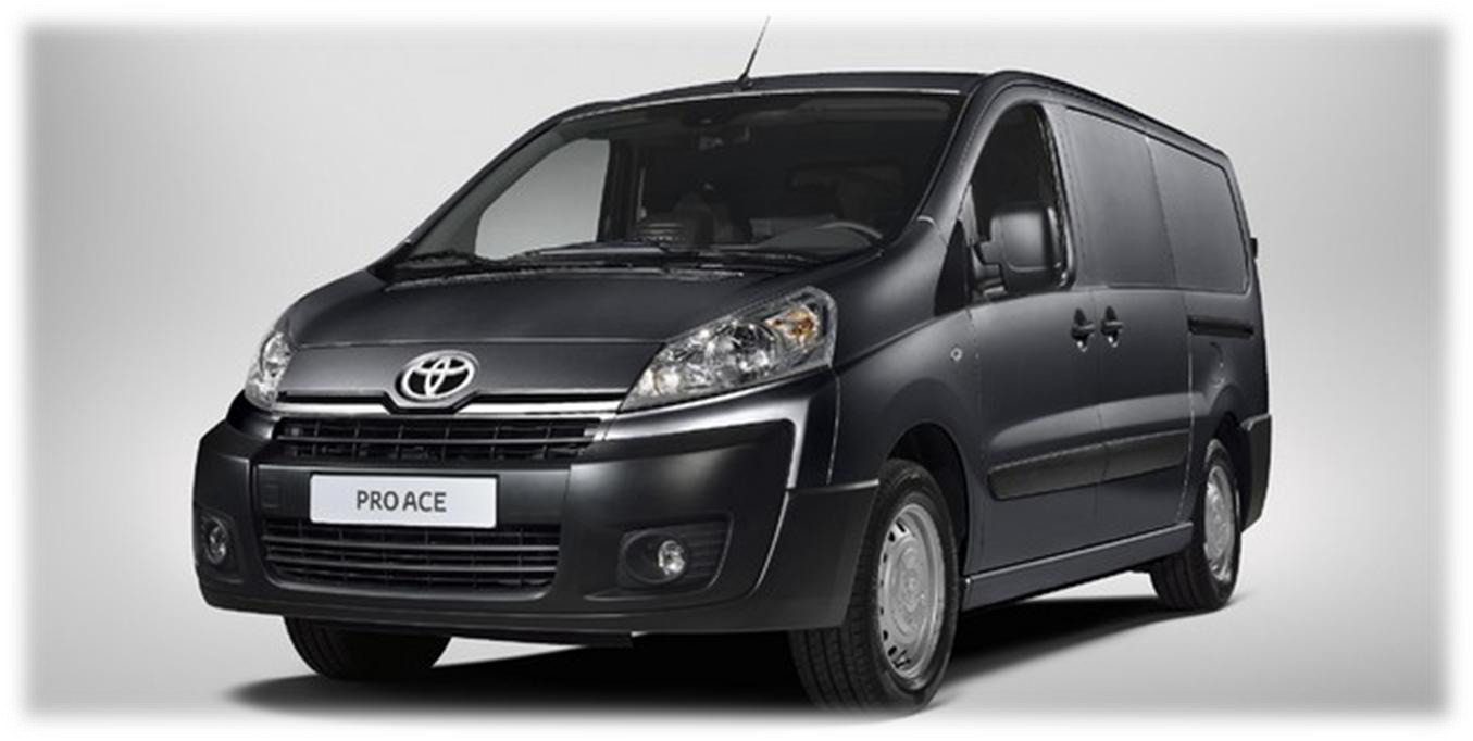PROACE, premier modèle de la future gamme utilitaire Toyota.