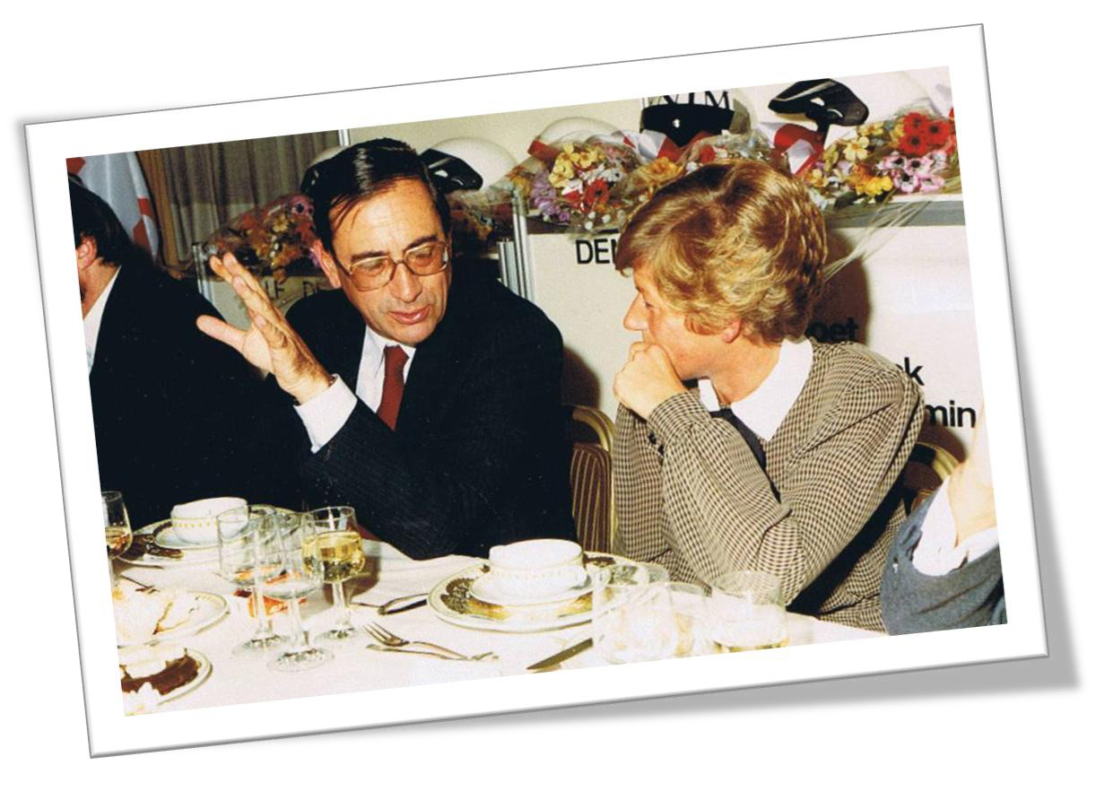 Jacques Mounier, fondateur de Toyota Belgium et Jacqueline Nachsem.