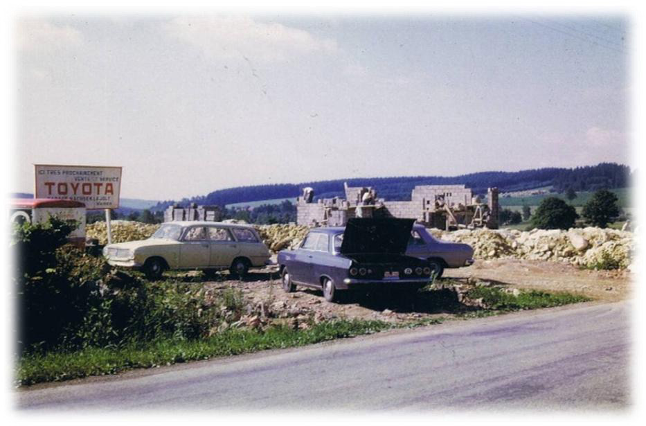 Le Chantier de Baugnez en 1970.