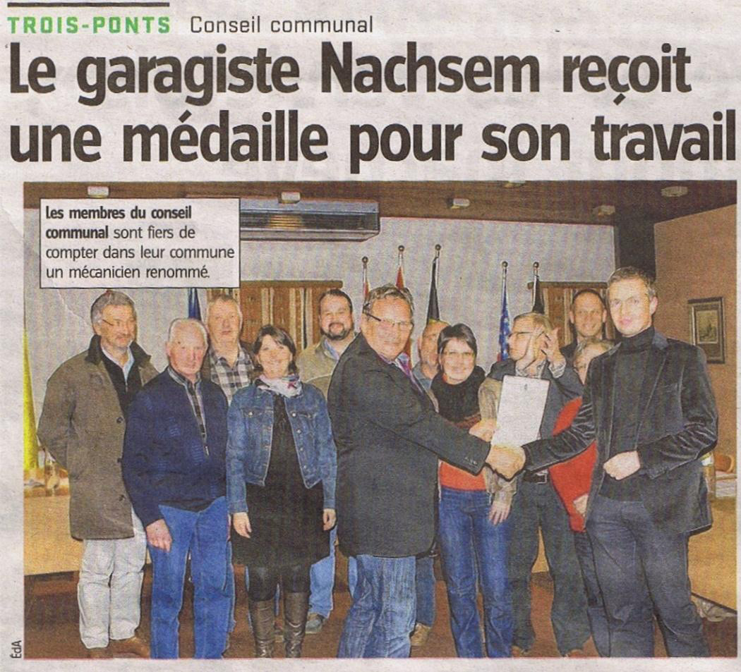 Le journal « Le Jour » du 14 avril 2012.